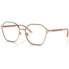 Rose Gold Glasses Versace VE1299D 1412 Eyeglasses Gold Size 55