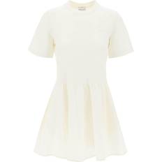 Moncler Klänningar Moncler Klänning Med Korta Ärmar - Beige