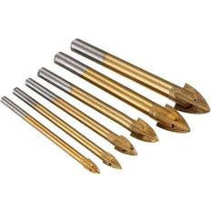 Power Tool Accessories Greenzech 6mm 1pcs 4-12mm Alloy Cross Tip Glass Drill Tile Cermic Triangle