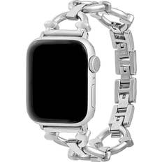 Goldenerre Classic Link Stainless Steel Band for the Apple Watch, Silver 38/40/41mm