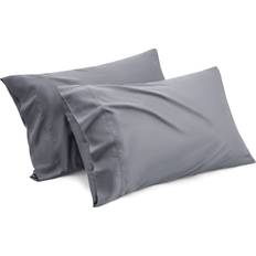 Viscose Pillow Cases Bedsure Viscose Bamboo Silk Pillow Case Gray
