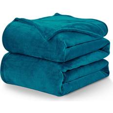 CozyLux Fleece Blankets Turquoise