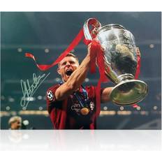 Exclusive Memorabilia James Milner Signed Liverpool Football Photo: Champions League Trophy