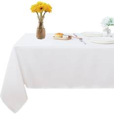 Textiles Fitable Rectangle 54x108 inch Stain Tablecloth White