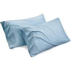 Viscose Pillow Cases Bedsure Viscose Bamboo Silk Pillow Case Blue
