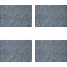 Blåa Bordstabletter Guzzini Reversible Placemat Fabric Rectangular Sea Blue Bordstablett Blå