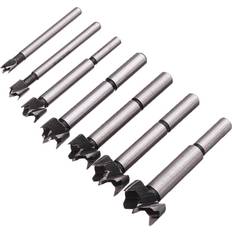 Greenzech 7Pcs 6-25mm Hinge Hole Cutter Set Woodworking Boring Wood Saw