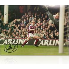 Exclusive Memorabilia Paolo Di Canio Signed West Ham United Football Photo