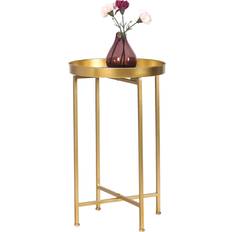 Adeco Adeco Round Small Bedside Table