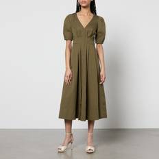 Ted Baker Midi Dresses Ted Baker Ledra Puff Sleeve Midi Dress