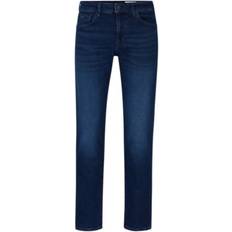 Clothing HUGO BOSS Slim-fit jeans in soft-motion denim- Dark Blue Men's Jeans