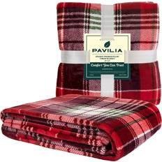 Textiles PAVILIA Christmas Red Fleece Blanket 60x80 Blankets Red