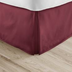 Red Valance Sheets Linen Market Linen Market Pleated Bed Skirt Dust Valance Sheet Red