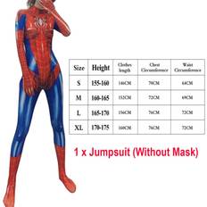 YETP Star Red, Adult suggest 170-1750cm Women-Spiderman Superhero Lycra Jumpsuit Halloween Costume Girl Cosplay Outfit Not Specified