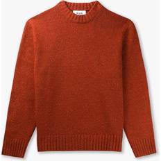 Wax London WAX LONDON Mens Wilde Crew Neck Sweatshirt In Rust XL, Colour: O