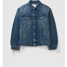 Replay Womens Rose Label Denim Jacket In Blue XS, Colour: