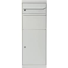 MEFA Maple Parcel Box 661 Ruko Lock - White/Aluminium