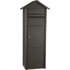 MEFA Pine Parcel Box 485 Ruko Lock - Black