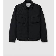 Les Deux Outerwear Les Deux Harry Quilted Hybrid Jacket In Black XL, Colour: