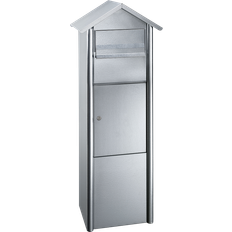 MEFA Pine Parcel Box 485 Ruko Lock - Galvanized