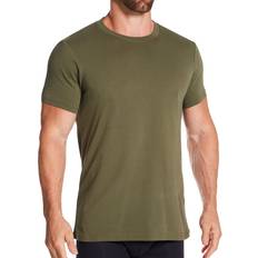 Bread & Boxers Bread and Boxers Men's Organic Cotton Crew Neck T-Shirt in Green 111 HisRoom.com