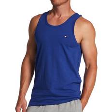 Tommy Hilfiger Men Tank Tops Tommy Hilfiger Men's Heritage Cotton Stretch Tank Top in Blue 09T4137 HisRoom.com