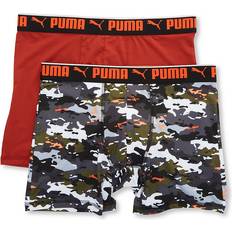 Puma Men Men's Underwear Puma Men's Sportstyle Boxer Brief Natural Camo Print Pack 151151 HisRoom.com