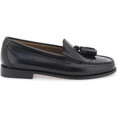 G.H. Bass Loafers G.H. Bass Børstet Læder Kiltie Loafers - Sort