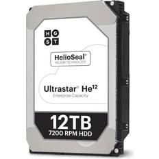 HGST Ultrastar He12 HUH721212ALE601 0F27454 12TB 7200 RPM 256MB Cache SATA 6.0Gb/s 3.5" 512E BitLocker Drive Encryption Power Disable Feature Helium Platform Enterprise Hard Disk Drives