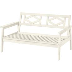 IKEA BONDHOLMEN 2-sits utomhus, vit/beige Soffa