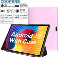 Rosa Surfplattor Shein Coopers 10 Inch Android 12 Tablet With Case, RK3326S 32GB