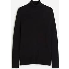 H&M Turtleneck Sweaters H&M & Muscle Fit Turtleneck Sweater Black