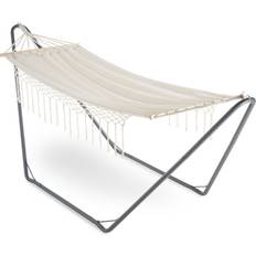 Beige Hammocks VonHaus Boho Fringe