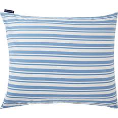 Lexington Biancheria da Letto Lexington Striped Cotton Poplin Federa Blu