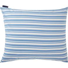 Lexington Bed Linen Lexington Striped Cotton Poplin Pillow Case Blue