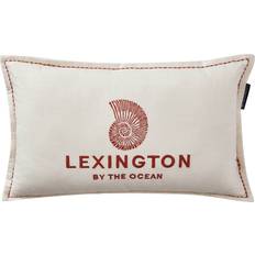 Lexington Cojines Decorativos Lexington Logo Cojín de Decoración Completo Blanco, Marrón (50x30cm)