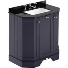 Black Vanity Units Old London Twilight Blue 750mm