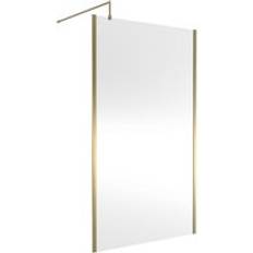 Brass Shower Door Hudson Reed 1200mm Outer Wetroom