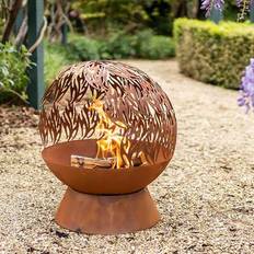 Coopers of Stortford Havana Fuego Fire Globe Sphere Fire Pit Basket