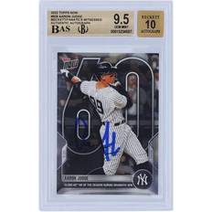 Topps Now Aaron Judge New York Yankees Autographed 2022 Topps Now 60th HR #929 Beckett Fanatics Witnessed Authenticated 9.5/10 Card 9.5,9.5,9.5,10 Subgrades