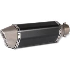 Exhaust Systems Zaddox Zaddox Auspuff kompatibel mit Suzuki Gladius 650 Slip On RC2 Endschalldämpfer schwarz-schwarz