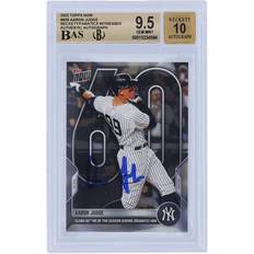 Topps Now Aaron Judge New York Yankees Autographed 2022 Topps Now 60th HR #929 Beckett Fanatics Witnessed Authenticated 9.5/10 Card 9.5,9.5,9.5,9.5 Subgrades