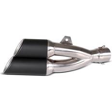 Exhaust Systems Zaddox Zaddox Auspuff kompatibel mit MV Agusta Brutale 1090 R RR Endschalldämpfer Twin schwarz schwarz-schwarz