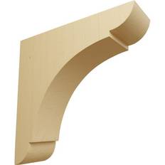 Moulding & Millwork Ekena Millwork BKTW01X06X06OLAL-CASE-2 Small Olympic Wood Brackets 2-Pack