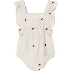 Broderet Bodyer Børnetøj Name It Kid's Regular Fit Romper - Jet Stream (13227280)