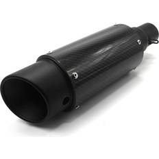 Exhaust Systems Zaddox Auspuff TT kompatibel mit Kawasaki ZR-7 ZR-7S Schalldämpfer Carbon schwarz schwarz-schwarz