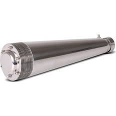 Exhaust Systems Craftride Endschalldämpfer kompatibel mit Chopper Custombike Auspuff Hat Edelstahl CB6796 schwarz-schwarz