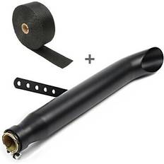 Exhaust Systems Craftride Auspuff hitzeschutzband für suzuki ls 650 savage sa1 Schwarz
