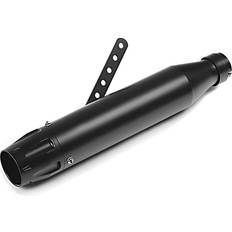 Exhaust Systems Craftride Endschalldämpfer kompatibel mit Honda Shadow VT 600 C Auspuff Forte schwarz schwarz-schwarz