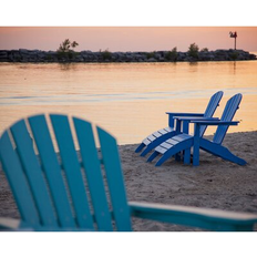 Yellow Outdoor Lounge Sets Polywood South Beach Adirondack Outdoor Lounge Set